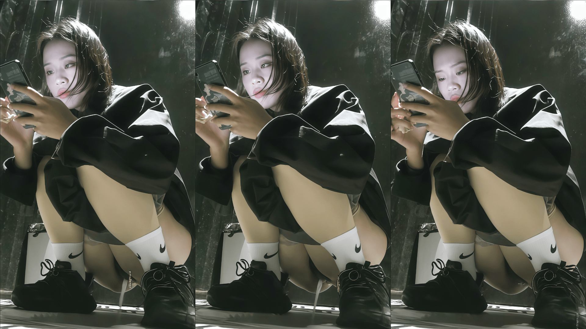 《夜总会女厕》偷拍：（8位坐台骚小姐）尿尿 《丝袜高筒靴专版》肉丝袜红内裤骚姐姐B.png